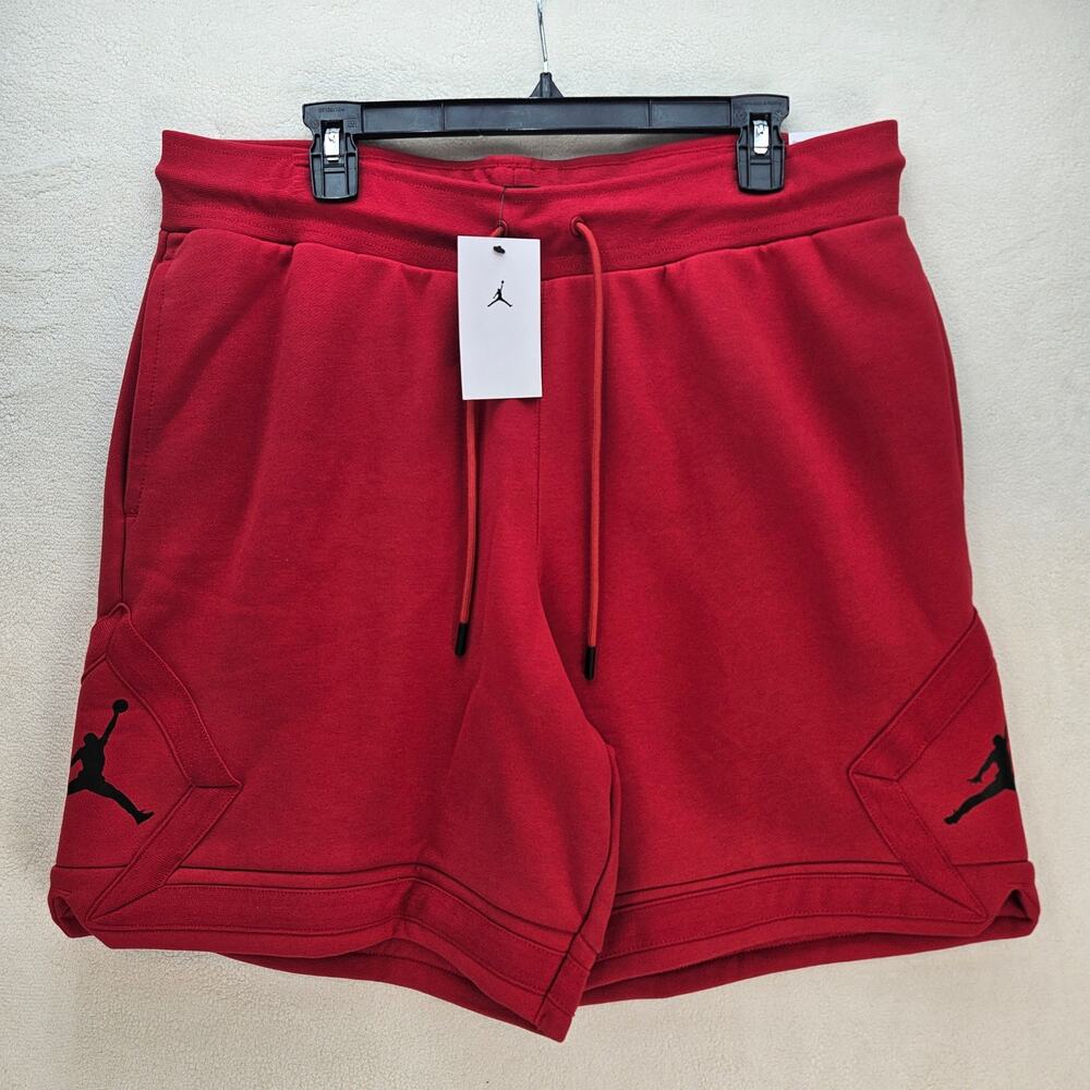 AIR JORDAN MEN'S XL RED DIAMOND SHORTS FLEECE DA9824-687